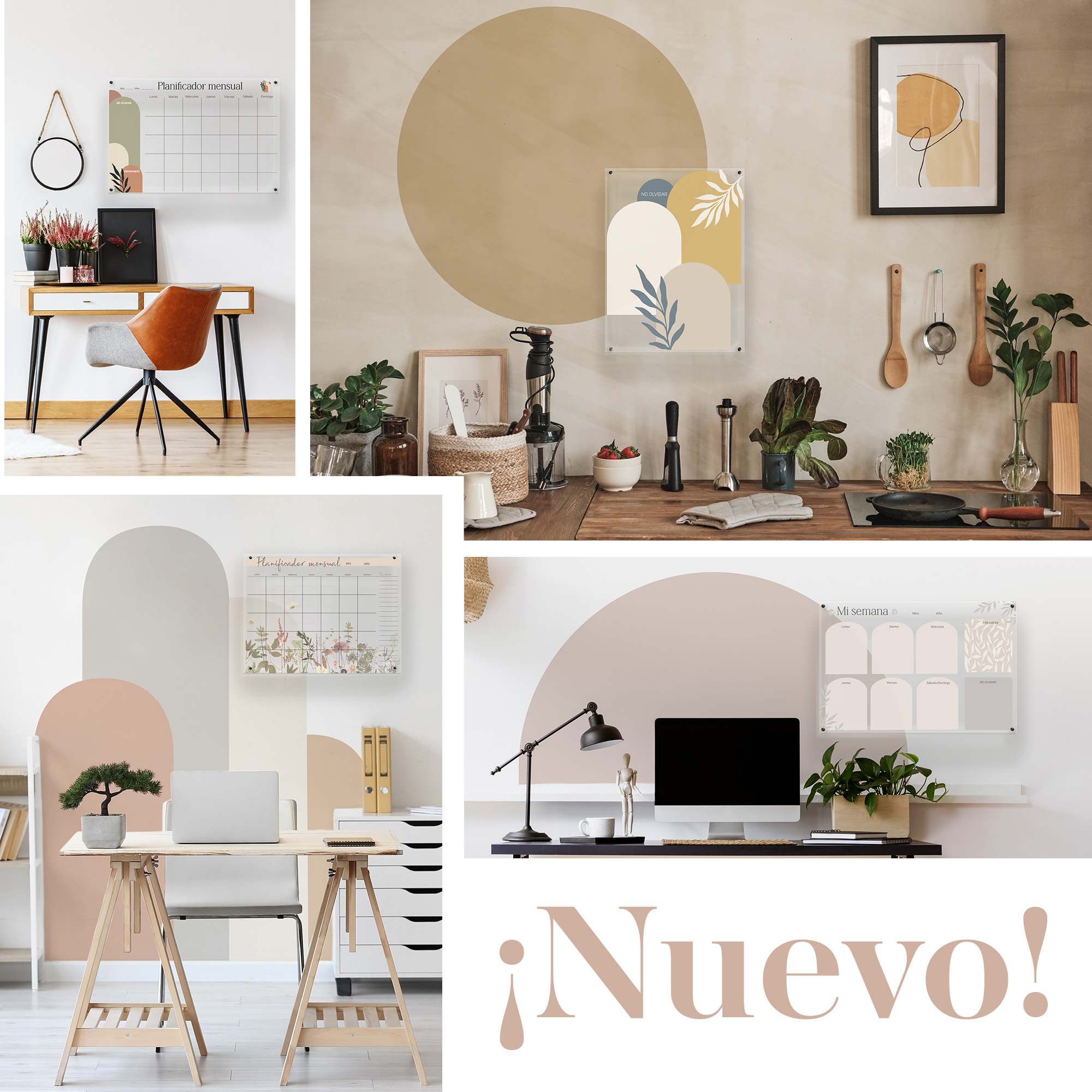 Planificadores de pared, calendarios planificadores, nuevo producto próximamente
